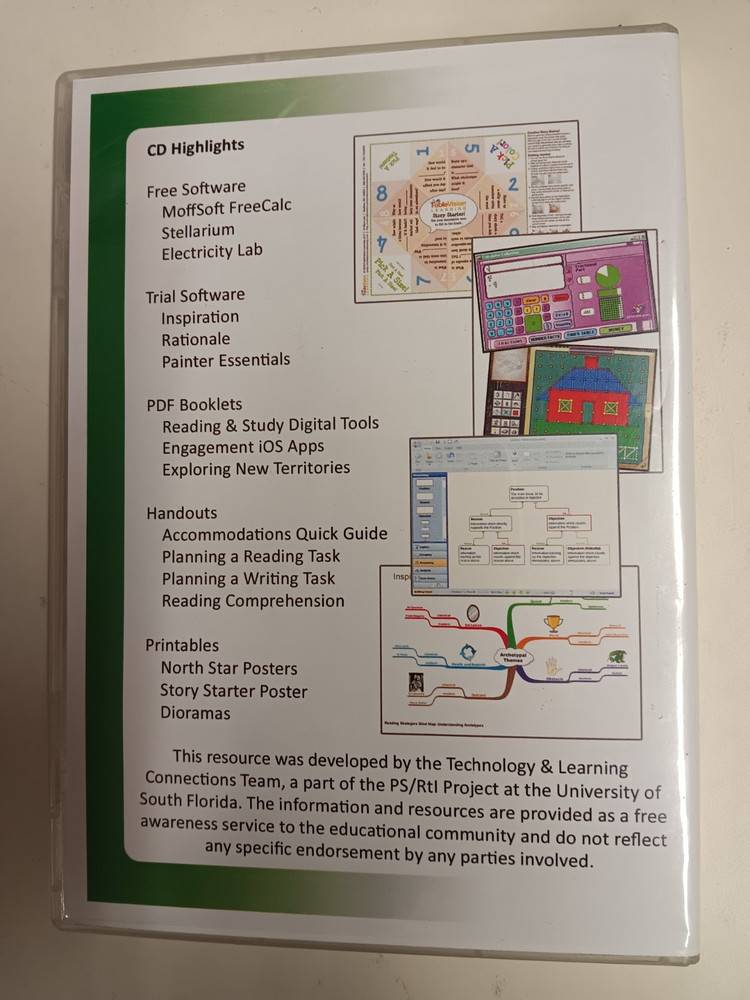 TEACHER RESOURCE CD PS/RTL PROJECT MTSS FLORIDA EDUCATION