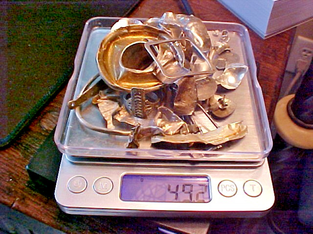 49 Grams Scrap Solid Sterling Silver I GET LESS THAN SILVER PRICE!  I'M CRAZY!