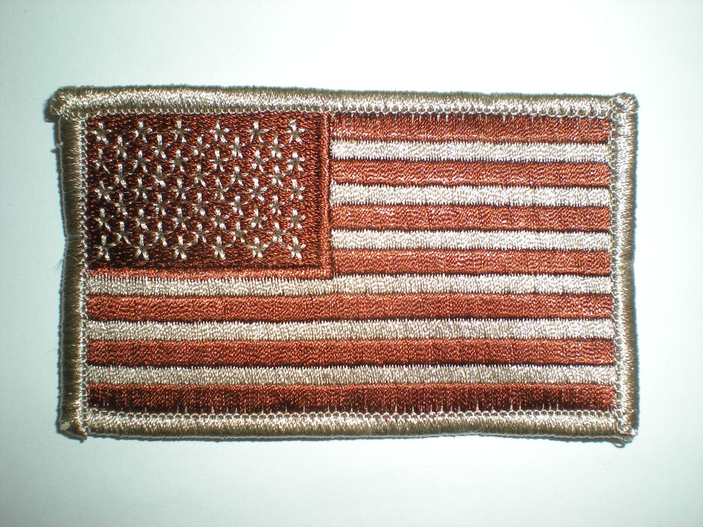 US FLAG PATCH - DCU DESERT