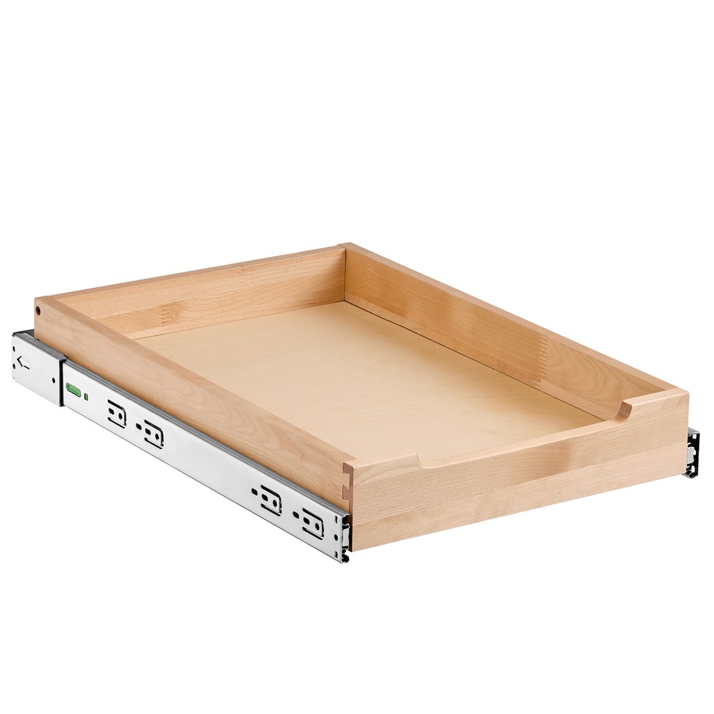 Kitchen Slide Out Cabinet Shelf 15"W x 22"D Pull Out Wood Drawer Storage