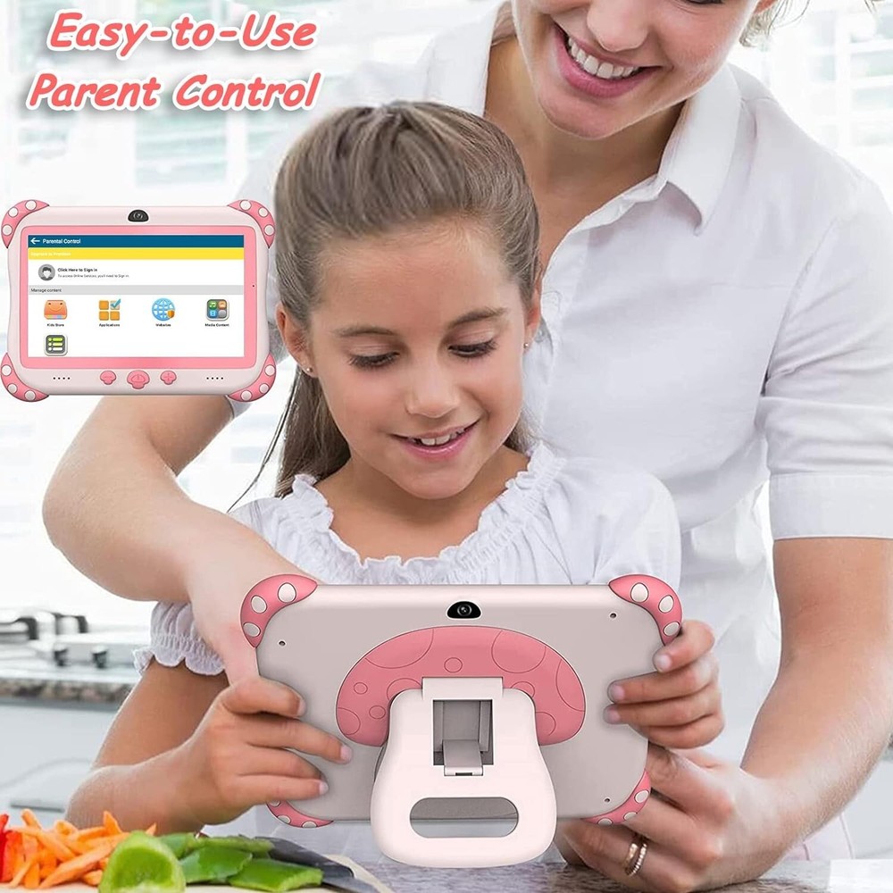 Kids Tablet PC 7" Android 11 2GB RAM 32GB Storage Free Case WIFI Camera bundle