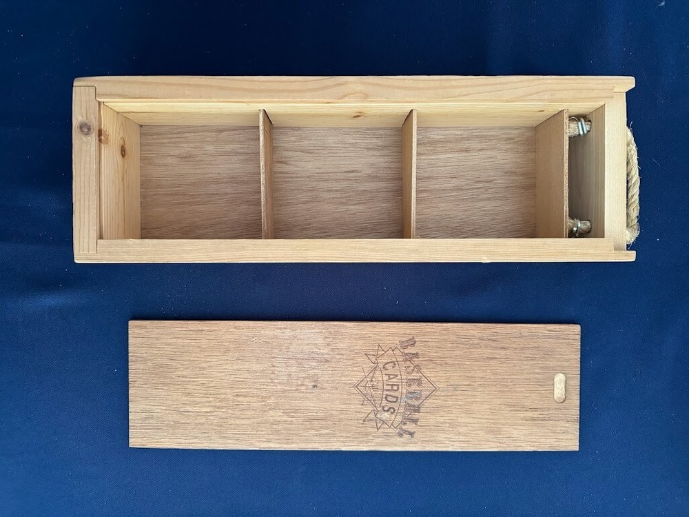 Napa Valley Baseball Card Storage Box