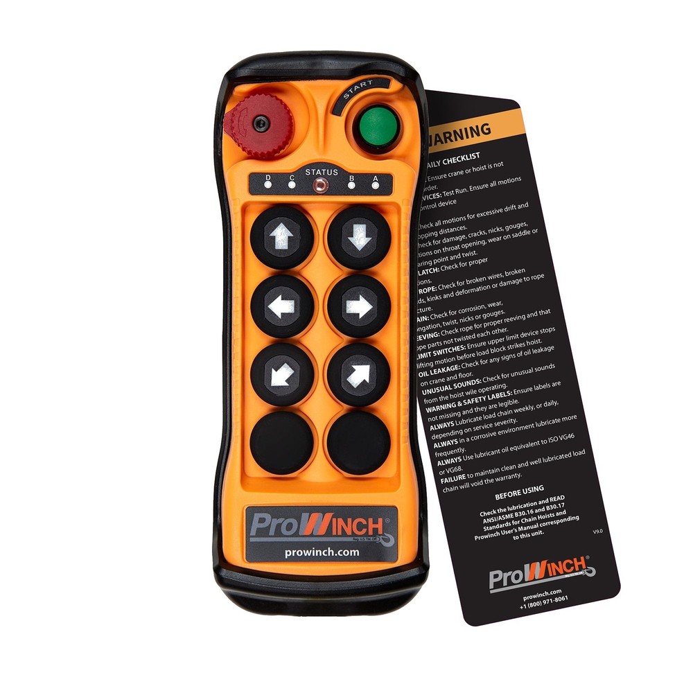 Prowinch Q Series Transmitter (only) 6 Buttons Single Speed Long Range