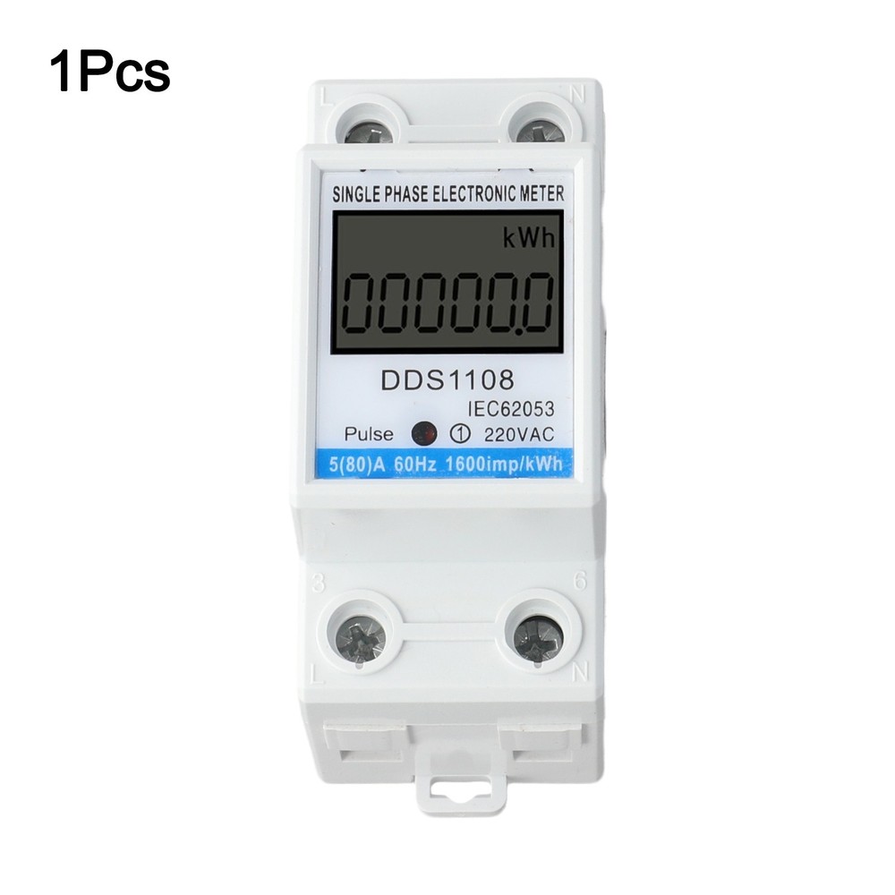 Single Phase LCD Electric Meter 80A for Accurate Energy Consumption Tracking