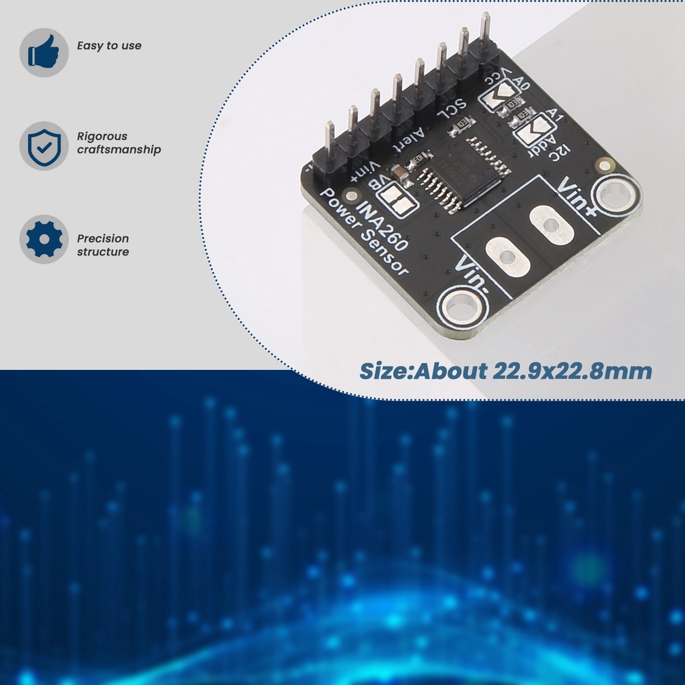INA260 Detection Sensor Module High or Low Side Voltage Current Sensor8606