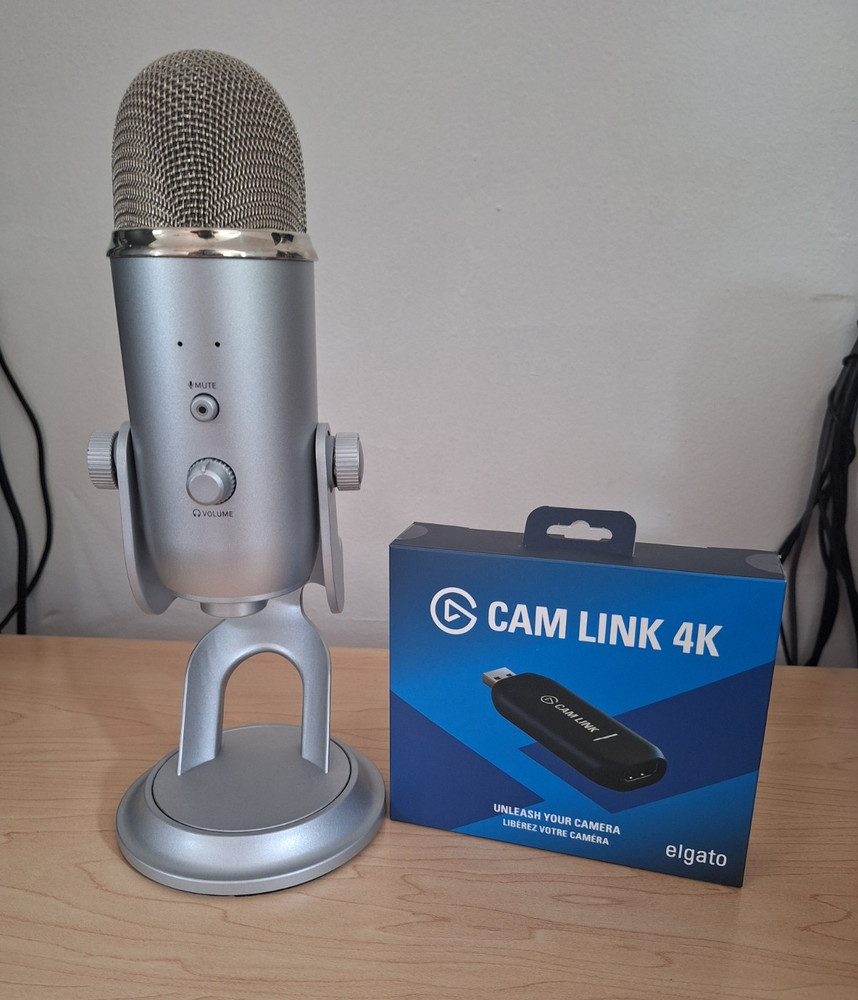 STREAMER BUNDLE - Elgato Cam Link 4K & Blue Yeti USB Mic