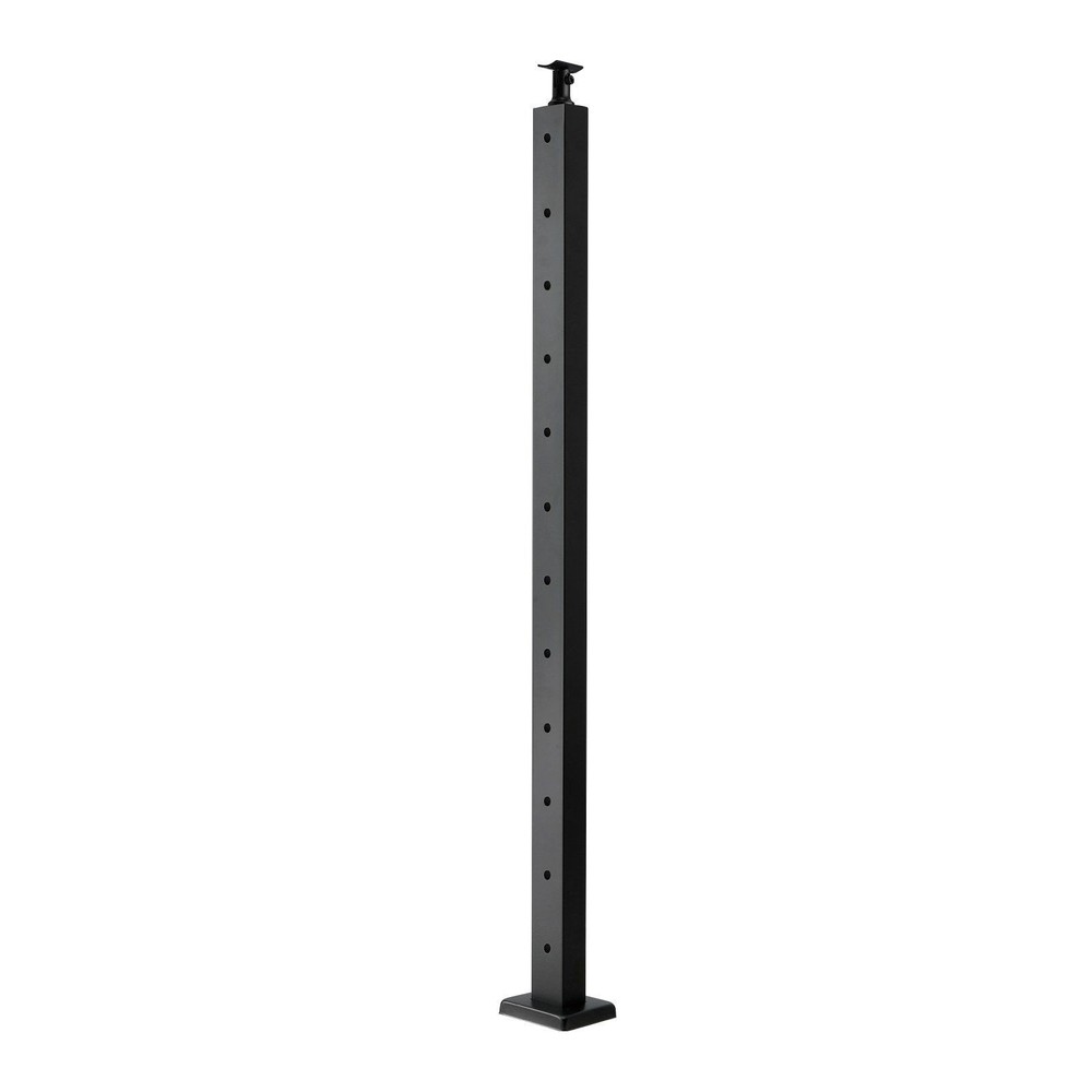 VEVOR Cable Railing Post, 42x2x2 Inch Level Deck Stair Posts, 1-Pack Stainless S