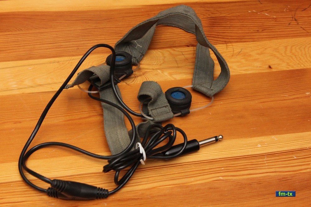 UNDER THE HELMET HEADPHONES - model SL-2 - NOS -  SURPLUS