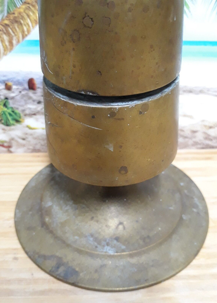 Solid Brass Asian Stacked Three Tier Bell with Chicken Finial