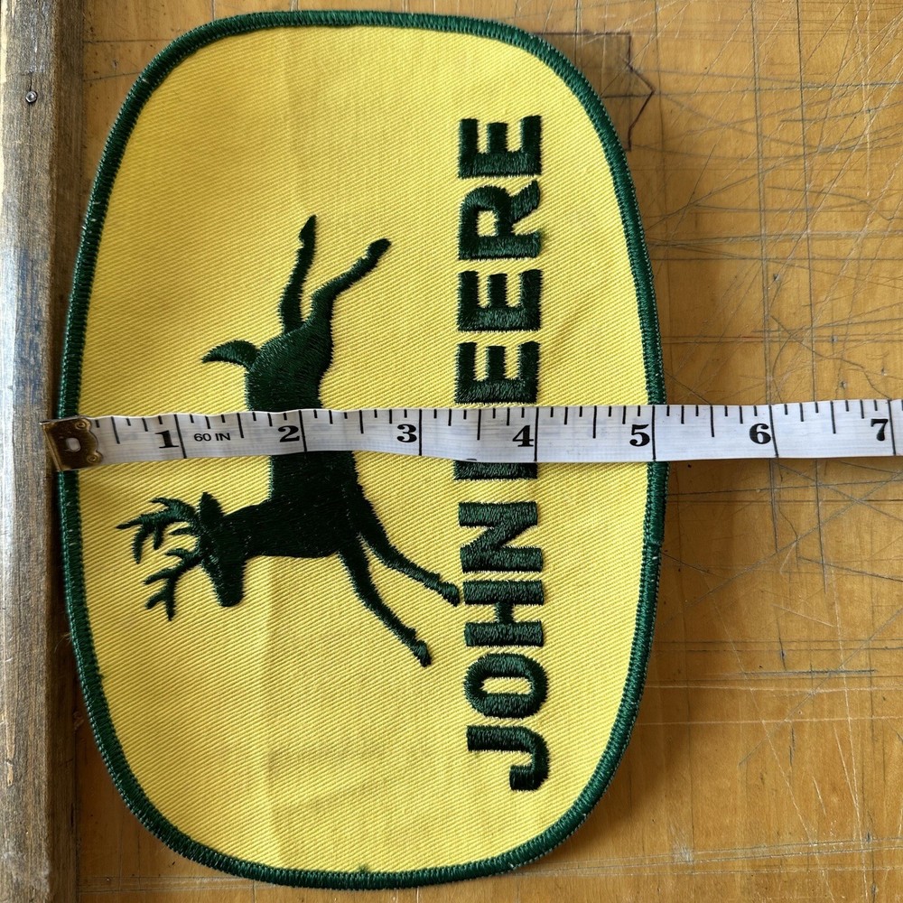 John Deere Large Patch 4 Legs Deer 7 3/4 X 5 Inches