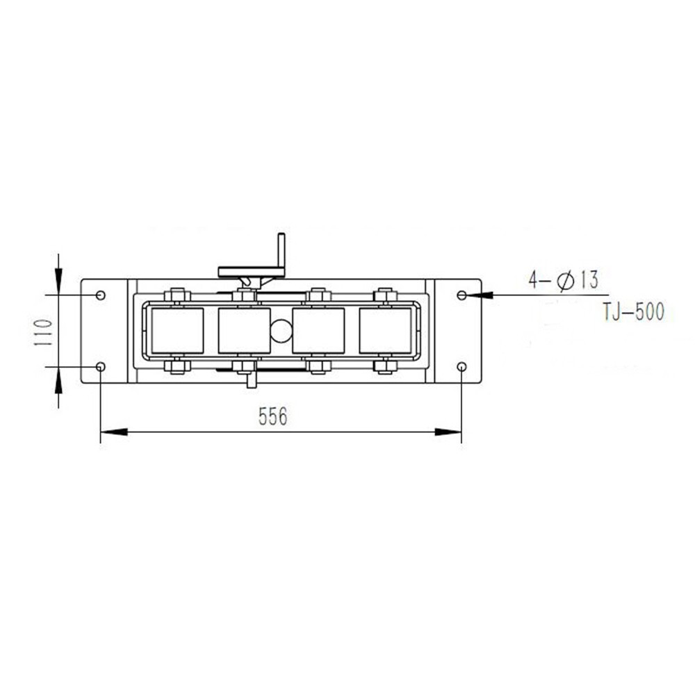 2 PCS 500KG Manual Accurate Rolling Support Frame for Welding Adjustable Height