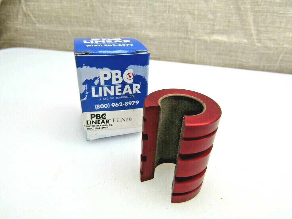 Pacific Bearing FLN10 5/8" Open Linear Bearing Bushing