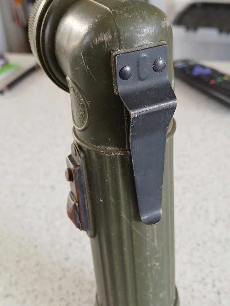 British Army Right Angle Torch Flashlight Working Order