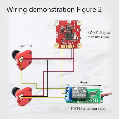 2Pcs High Voltage 20A DC 5V-12V PWM Switch Controller for Spotlight Strobe