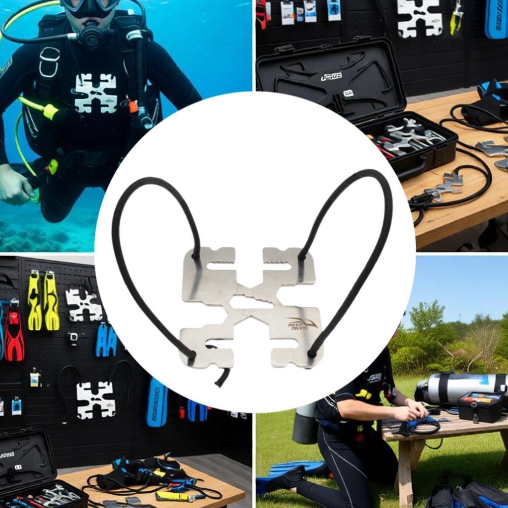 Diving Weight Fixed Holder Lightweight Sturdy Backplate Scubas Diving Weight