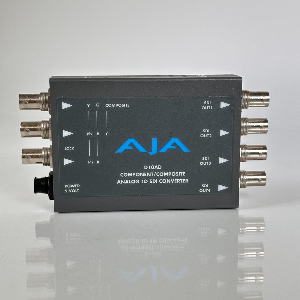 AJA D10AD Component/Composite Analog To SDI Converter