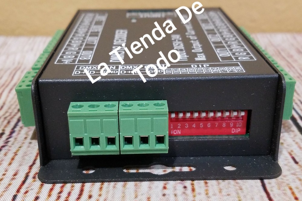 HIGH POWER LED DMX 512 OR DMX512 DECODER 24 CHANNEL READ