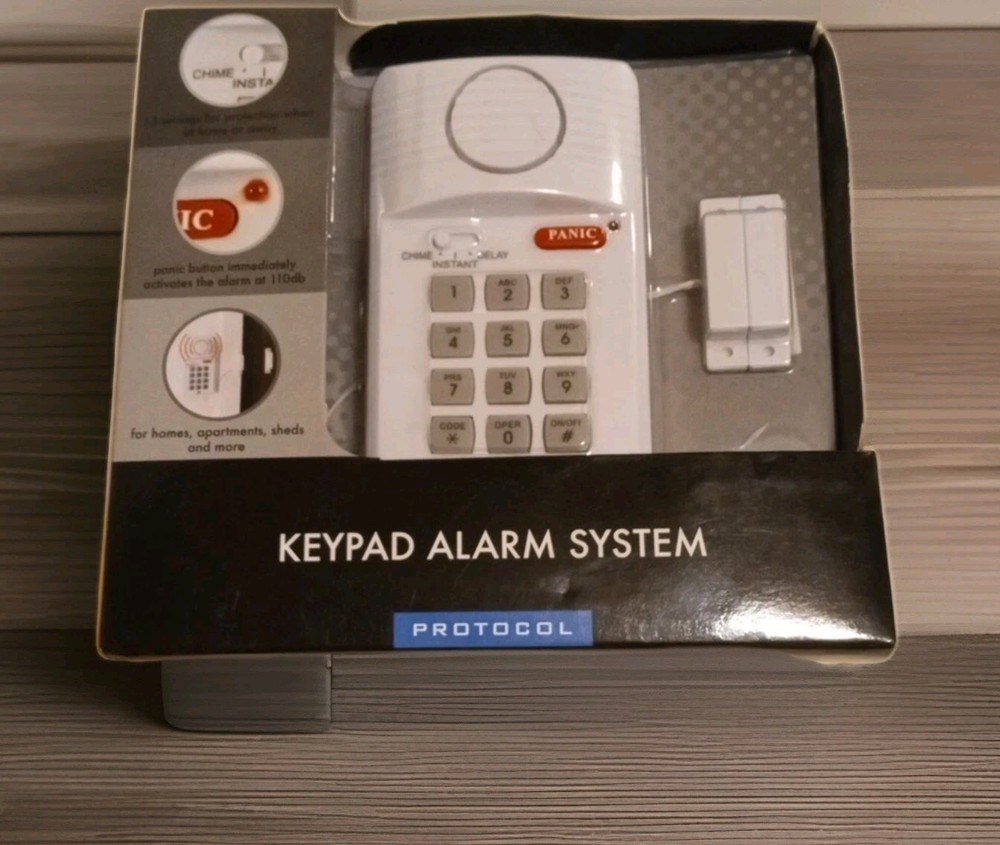 Keypad Alarm System By Protocol New In Box