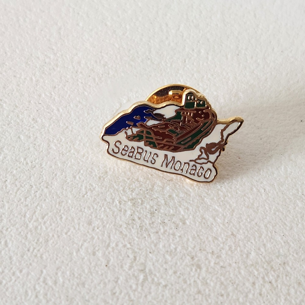 VINTAGE SEABUS MONACO LAPEL PIN ~