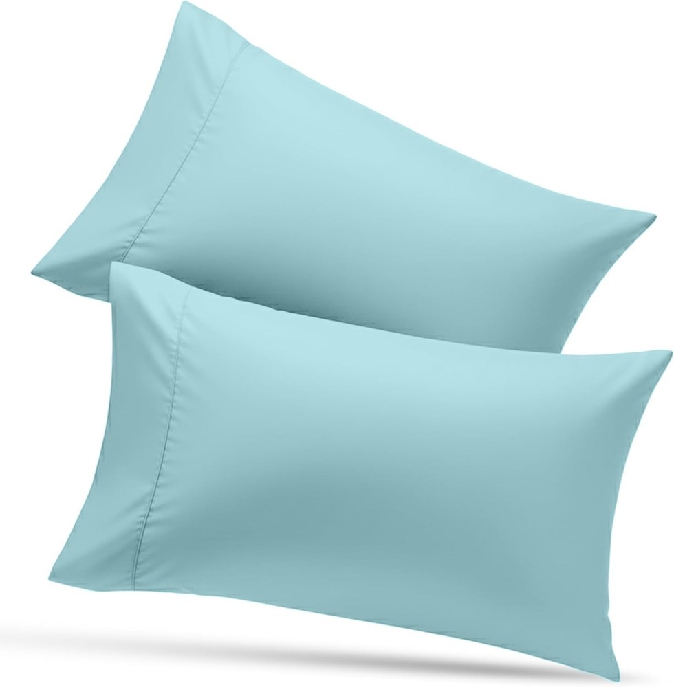 Queen Pillow Cases 4 Pack Envelope Closure Soft Brushed Microfiber Fabric