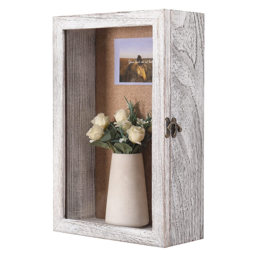 11x17 Extra Deep Shadow Box, Exterior Depth 5in Shadow Boxes Display Cases fo...