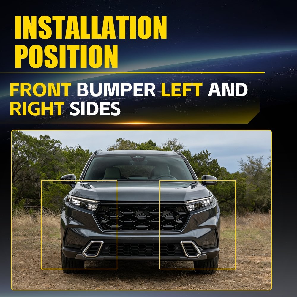 Front Bumper Support Bracket Frame Mount Driver Passenger For Ford Edge 2019-24