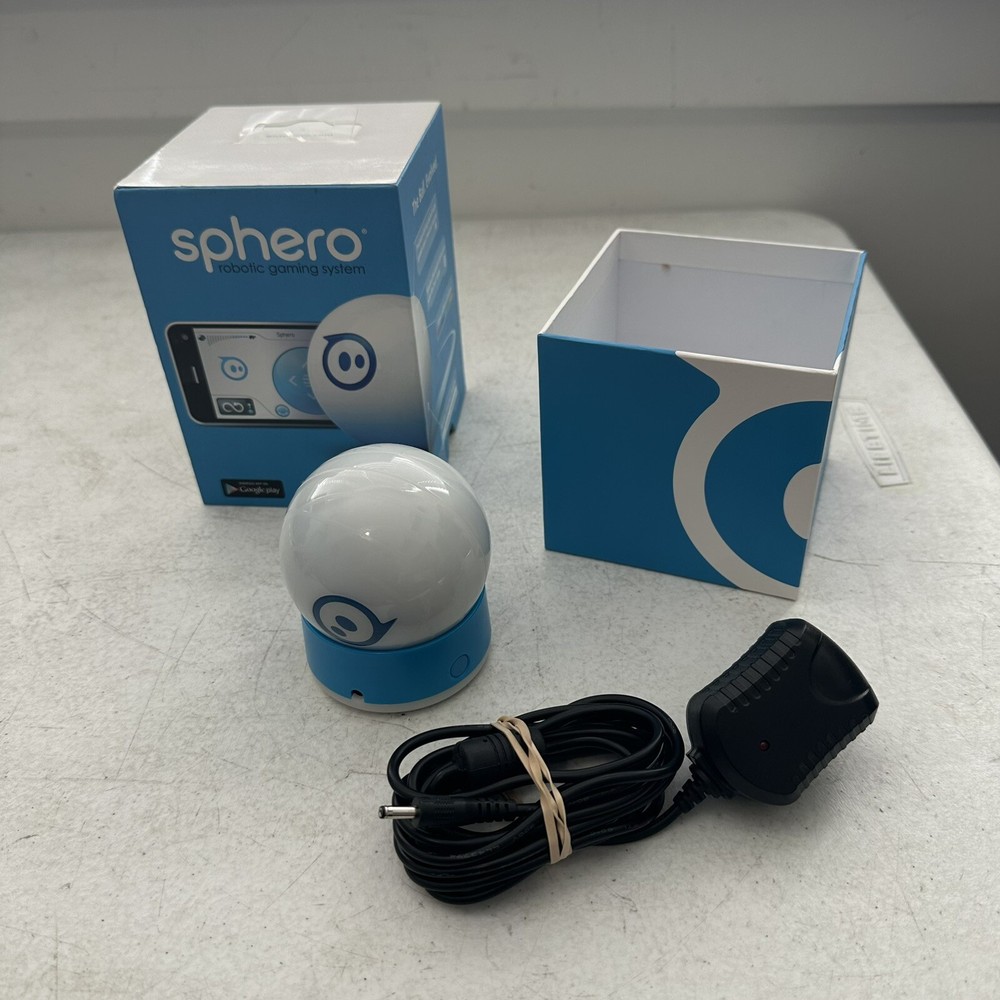 Sphero iOS and Android App Controlled Robotic Ball - White. W/ Box Works Tested