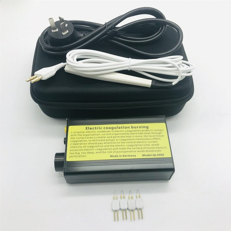 Desktop electrocoagulation hemostatic double eyelid electric heating device