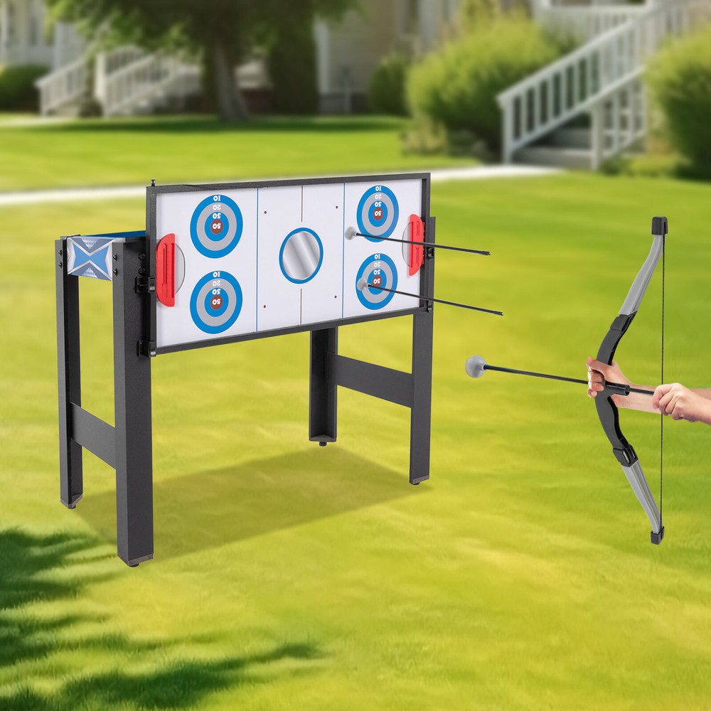 5-In-1 Multi Game Table Rectangular Combo Game Table Game Desk Floor Standing