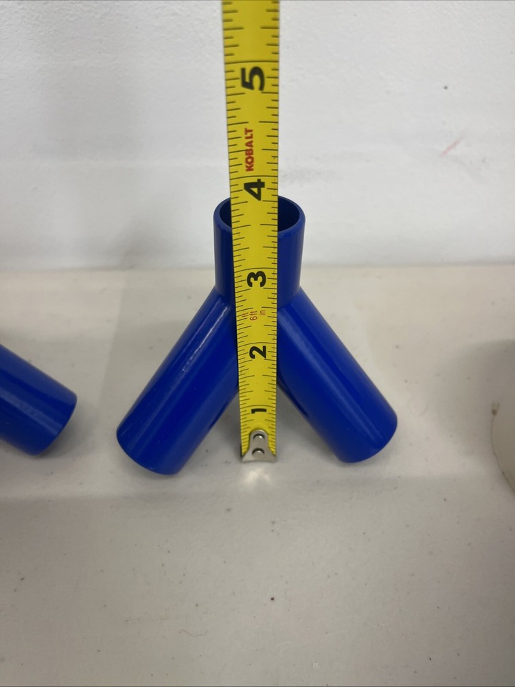 Design By Conran Candlesticks Pair 2 Blue Nice Decor Home 3.5” Tall Free Ship