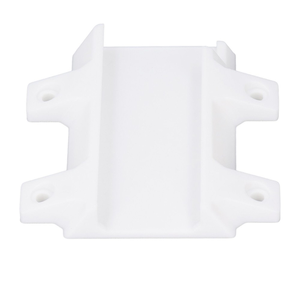Ethernet Adapter Wall Mount White ABS Sturdy Structure Secure Mounting Ethernet