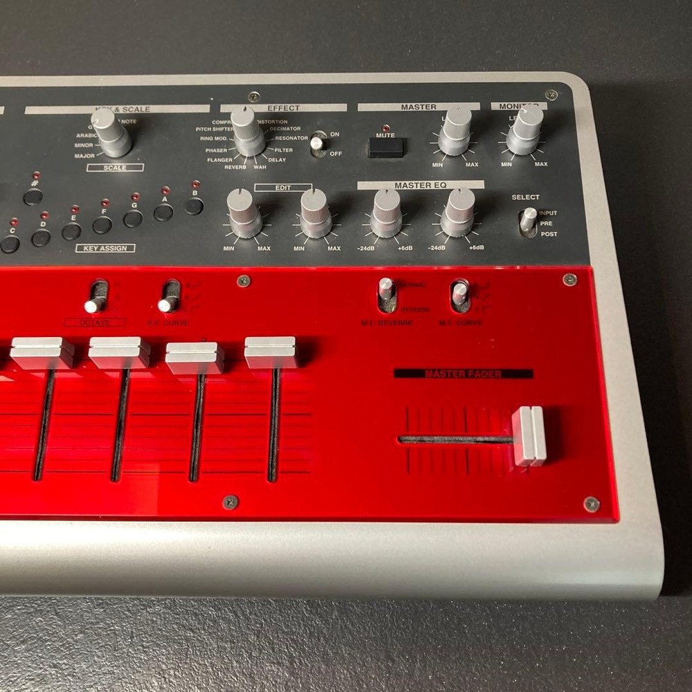 Vestax FADERBOARD DJ Controller Synthesizer Drum Machine DC15V Tested