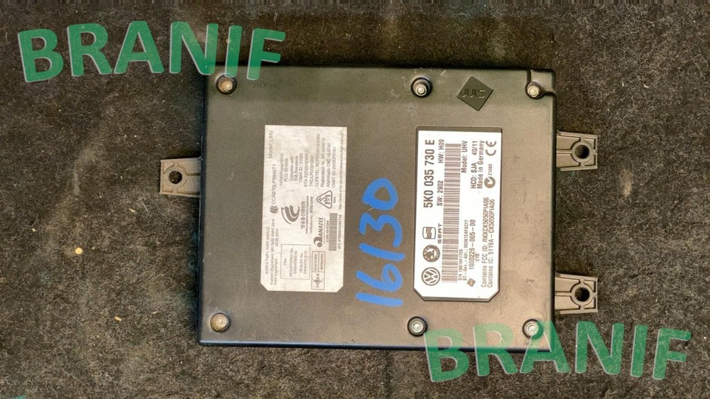 VW JETTA Bluetooth Interface Control Module Unit 5K0035730E