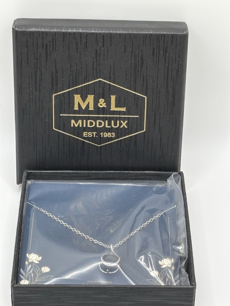 Handmade Middlux Teardrop Necklace