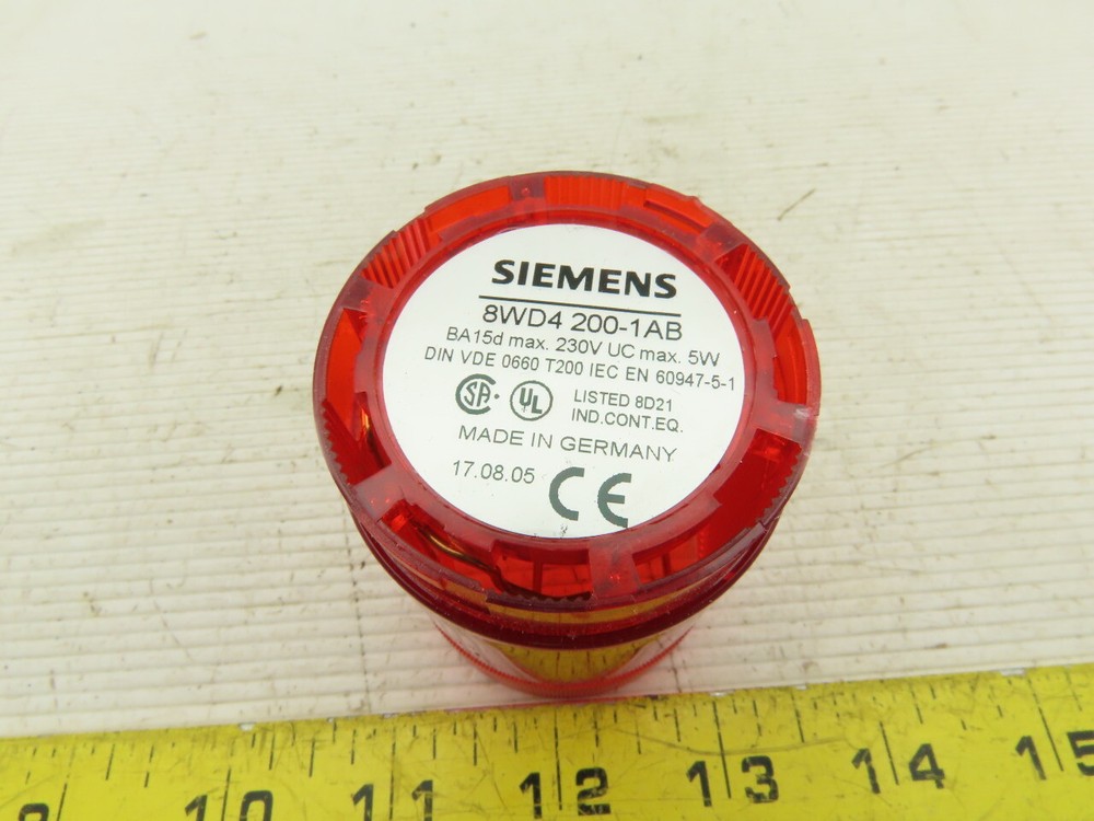 Siemens 8WD4200-1AB Stack Light Element Red