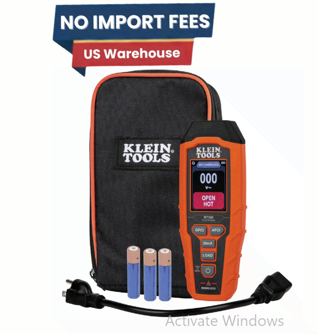 Klein Tools RT390 Circuit Analyzer GFCI AFCI Tester Voltage LCD