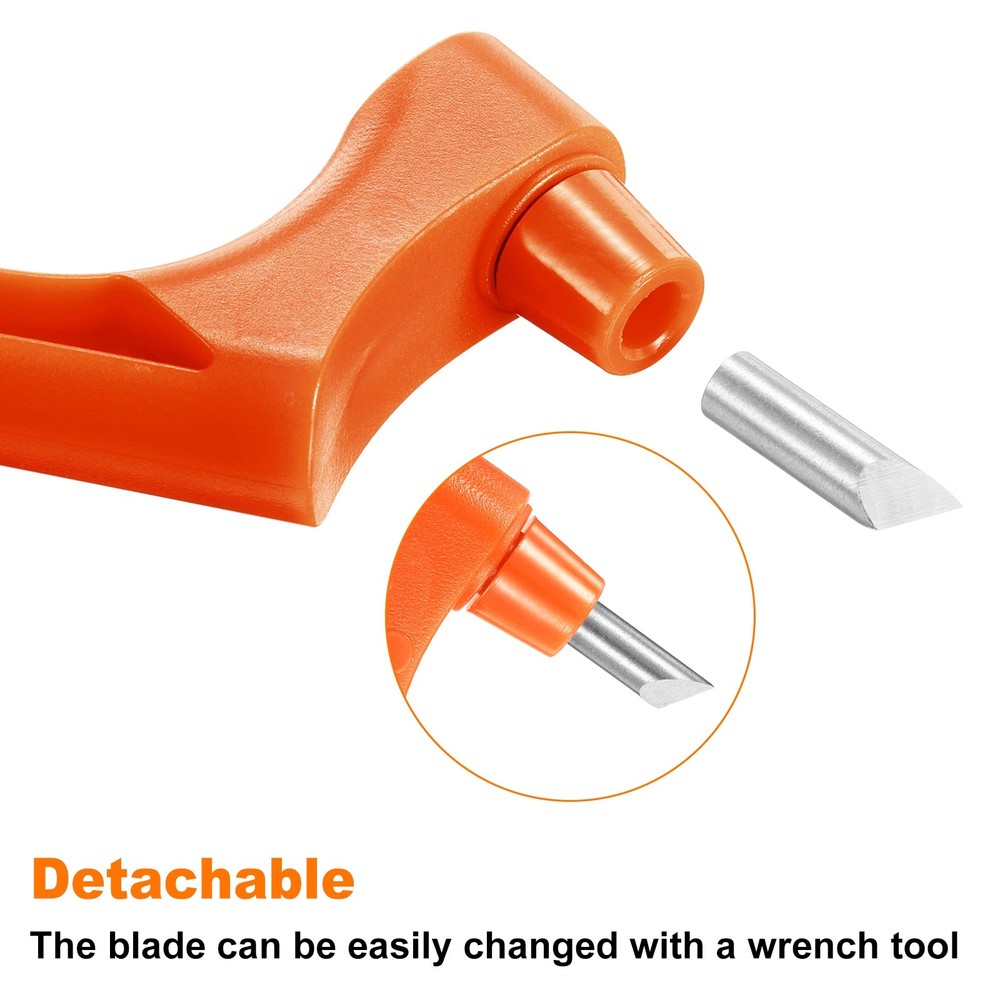 Craft Cutting Tools 30 Degree Blades 360° Rotating Blade, Orange