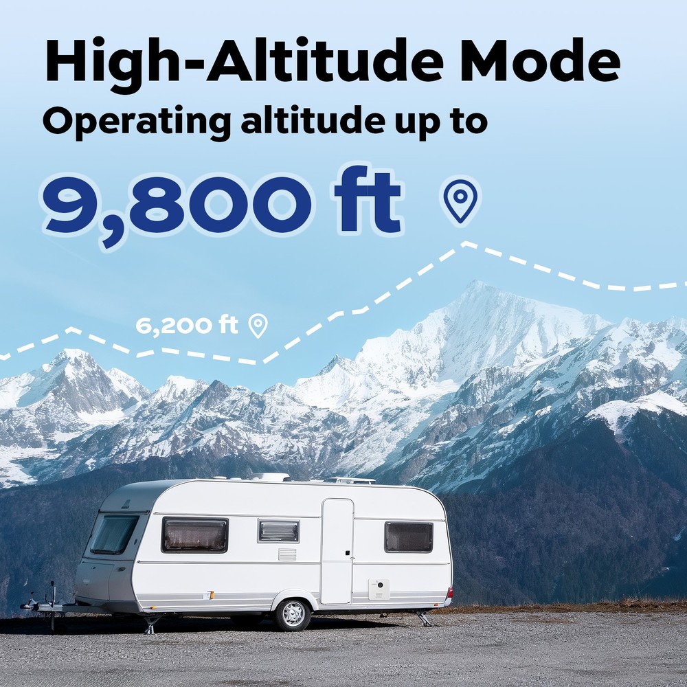 ORBEK 60,000 BTU RV Tankless Water Heater w/18x18" DOOR Compatible with all RVs