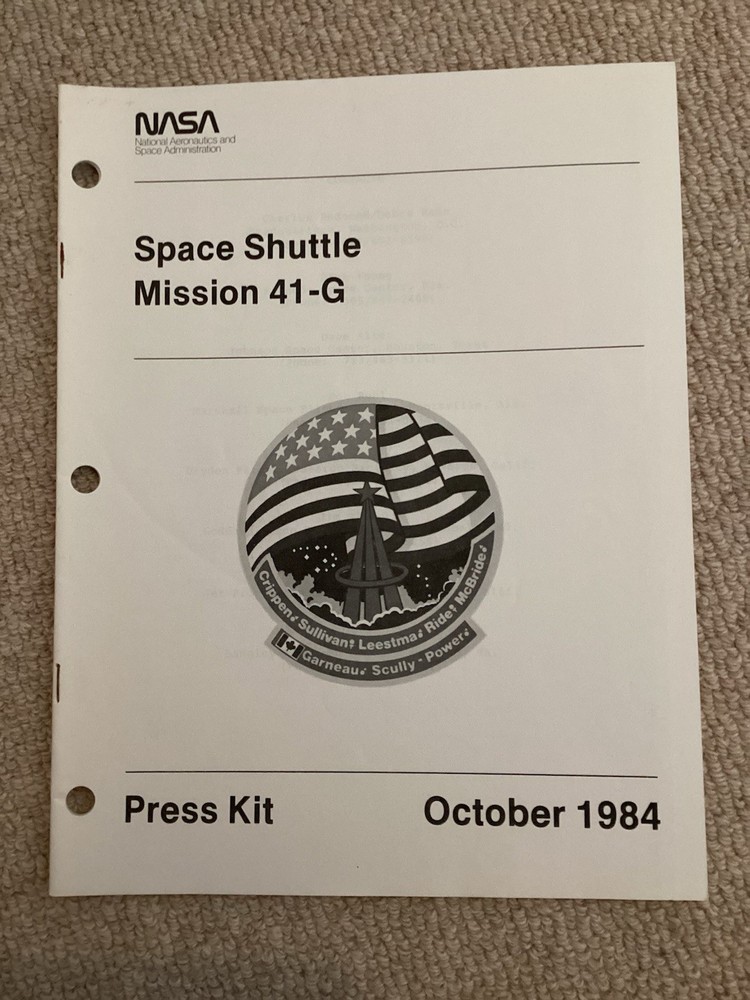 Space Shuttle Mission 41-G Press Kit October 1984