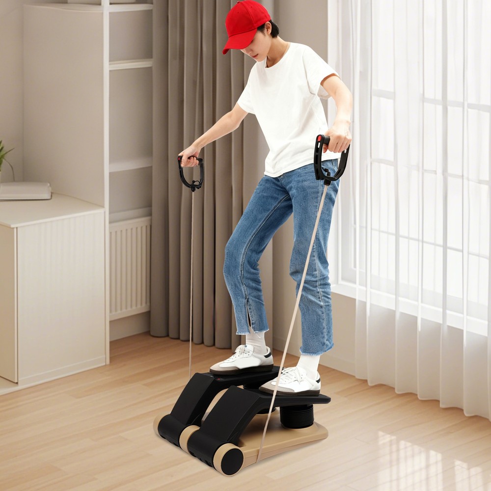 LCD Display Twist Stepper Portable Step Machine Mini Twist Stepper 330.69 lbs