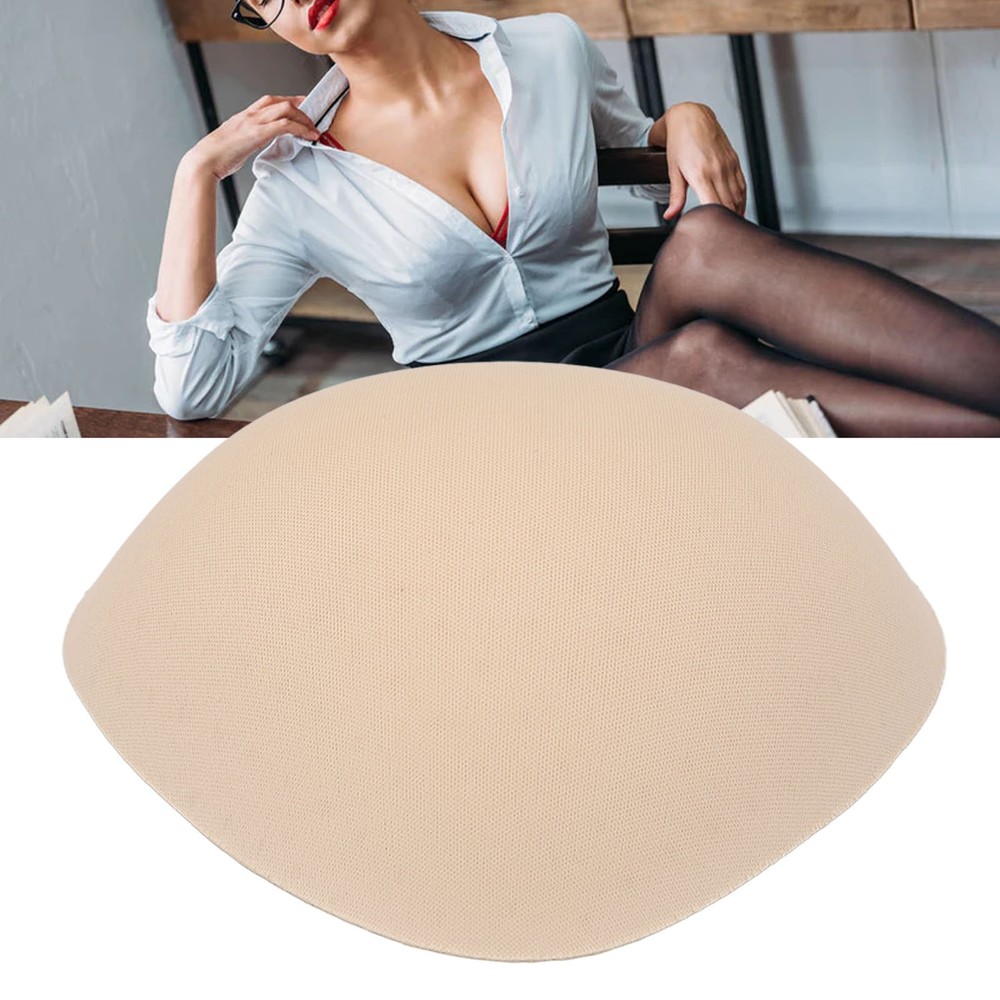M Size Bra Insert Breathable Soft Cotton Triangular Shape Insert Bra Pad For