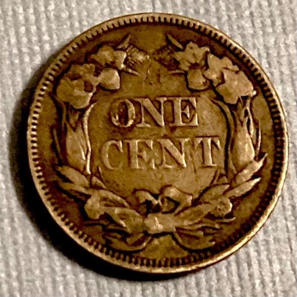 1857 US Flying Eagle Cent cd -