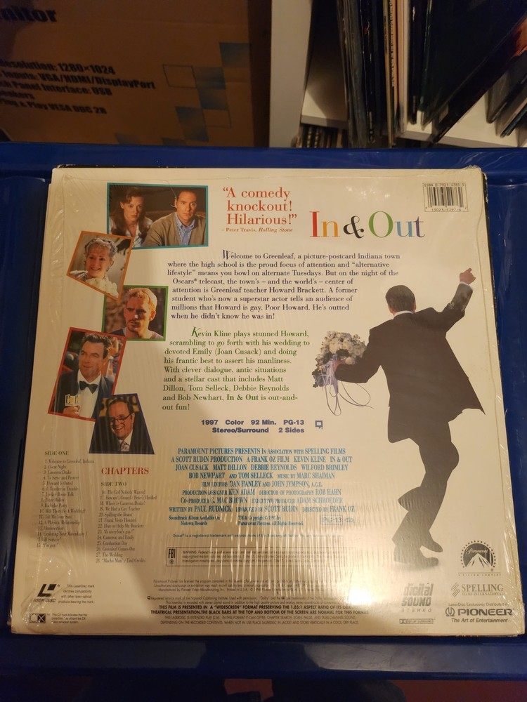In and Out Laserdisc