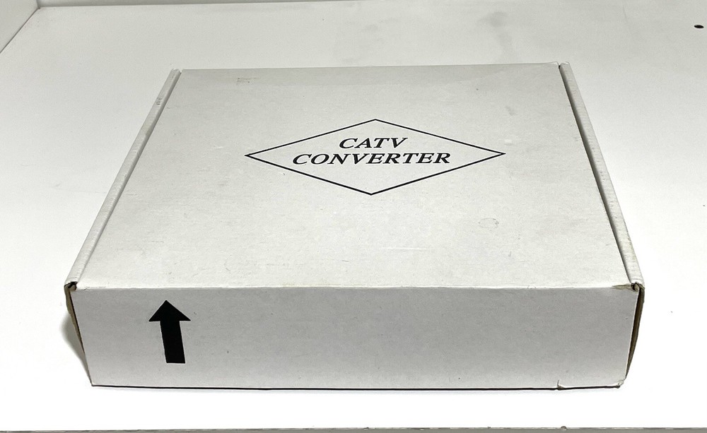 Clear Max 6000 CATV Cable Converter Box With Remote Control (Never Used)