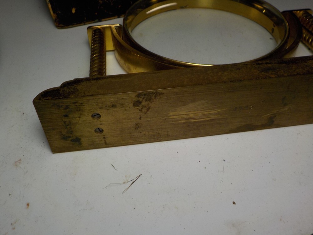 VINTAGE CONCORD SALESMAN SAMPLE CLOCK WITH CASE CLOCKMAKER