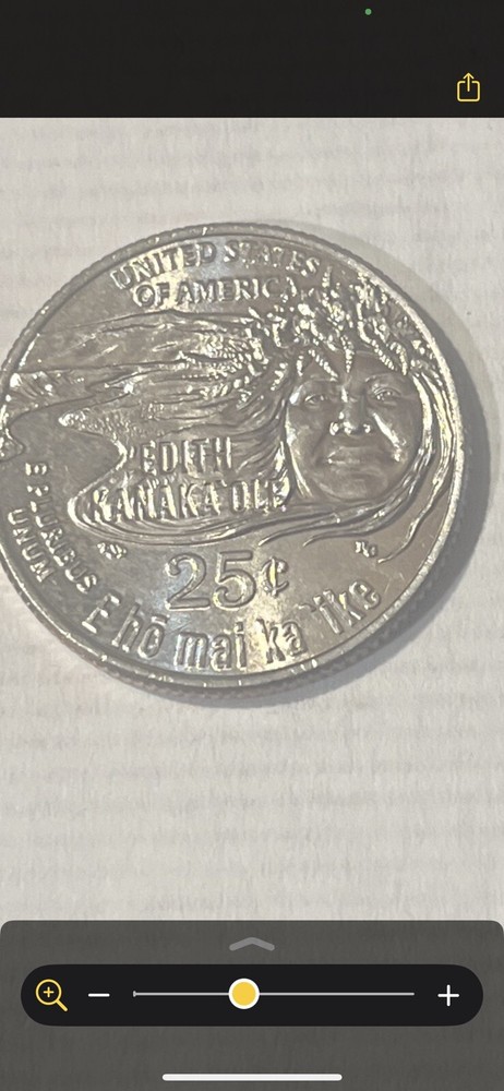 2023 d edith kanakaole quarter error “IN COD WE TRUST”