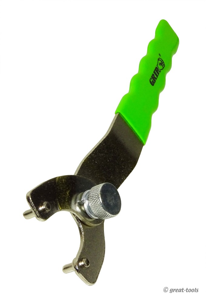SANDER / ANGLE GRINDER WRENCH – adjustable pin spanner tool – nuts with holes