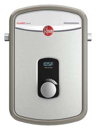 RHEEM RTEX-08 Electric Tankless Water Heater,240V 53UJ83