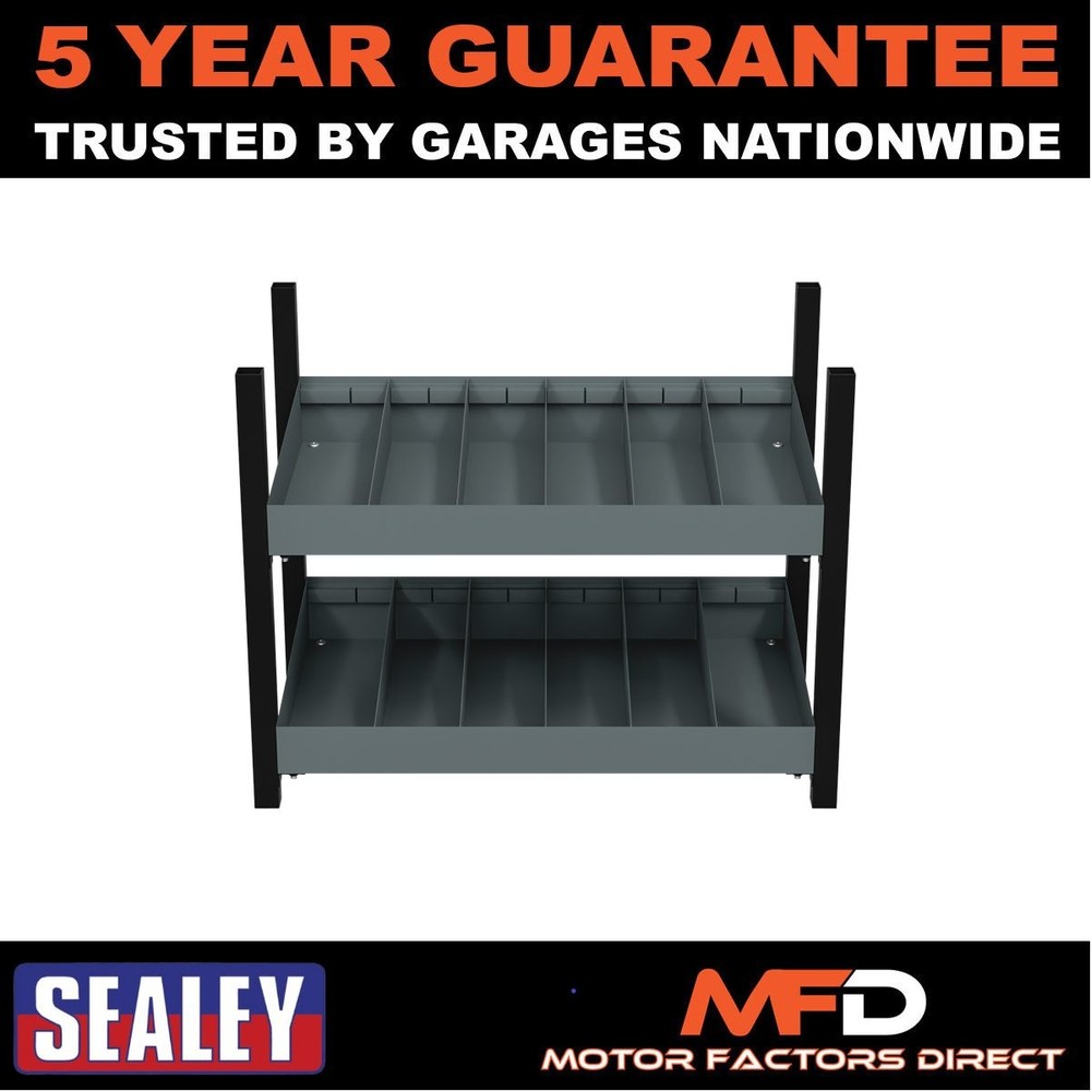 Sealey Modular Storage Mid Unit 2 Compartment Shelve 580mm APMRM4