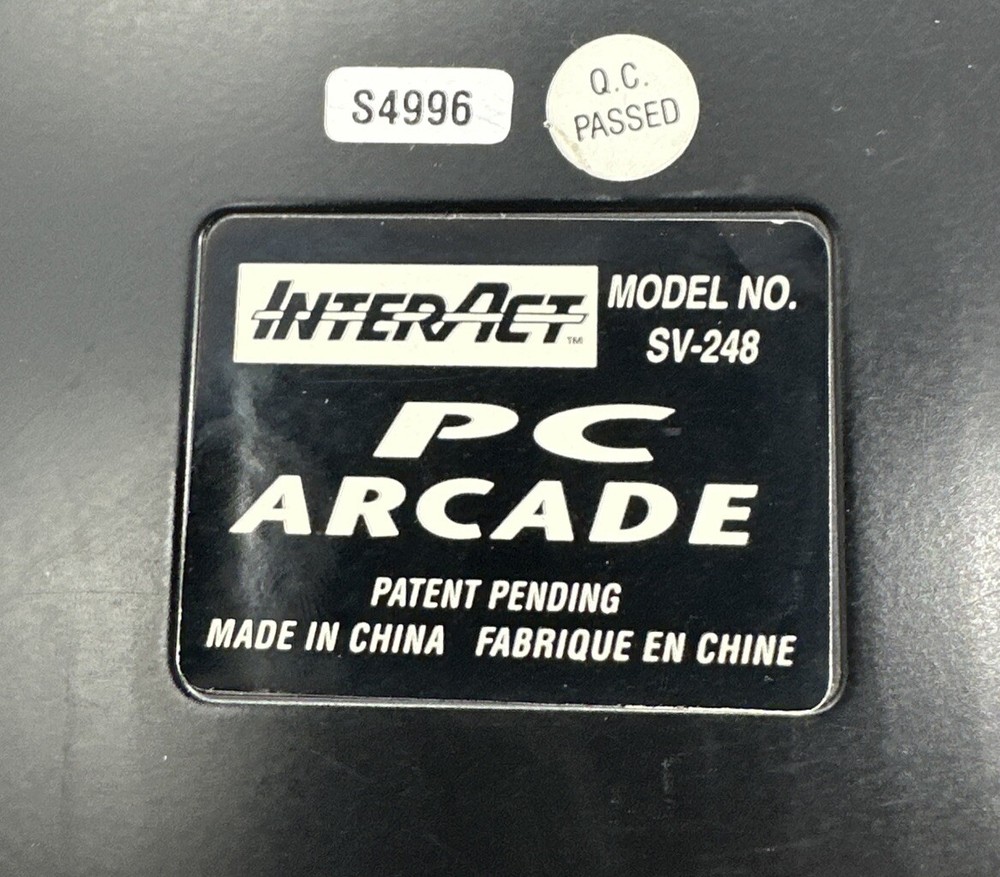 PC Arcade PS 1 Joystick Serial SV-248 Game Console Controller Pre Owned